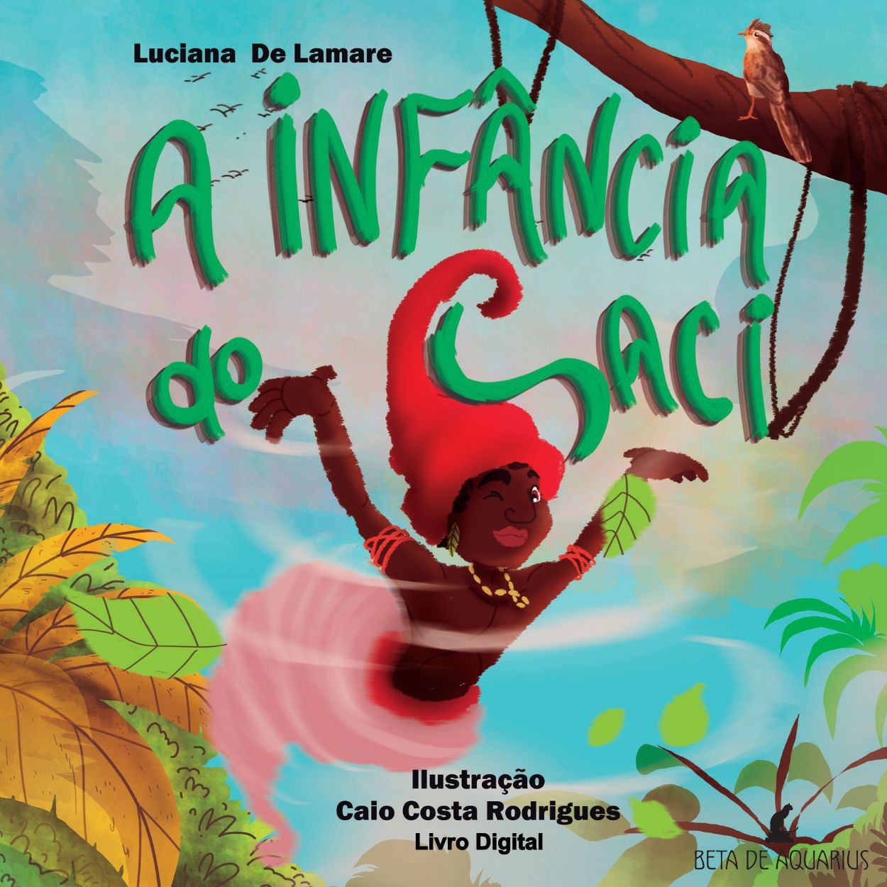 Capa do livro A Infância do Saci
